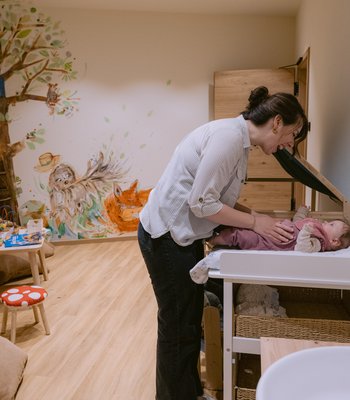 Toddler playroom in the Waldhotel