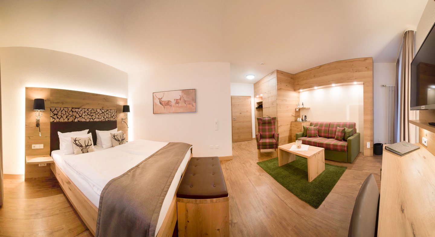 Wald-Flair Juniorsuite mit Vinylboden