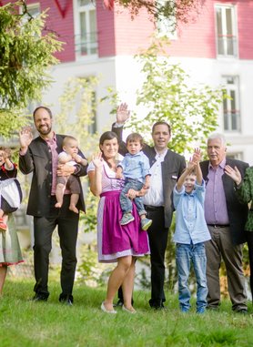 Familie Albiez, die Eigentümer des Wellnesshotels im Schwarzwalds