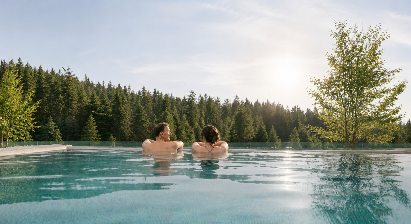Skypool mit Päärchen
